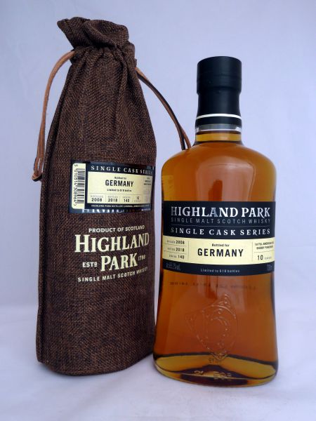 Highland Park 10 Jahre 2008 Single Cask Germany